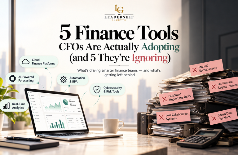 5 Finance Tools CFOs Are Actually Adopting (and 5 They’re Ignoring)