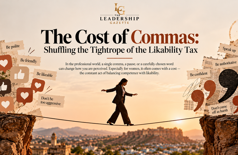 The Cost of Commas: Shuffling the Tightrope of the Likability Tax