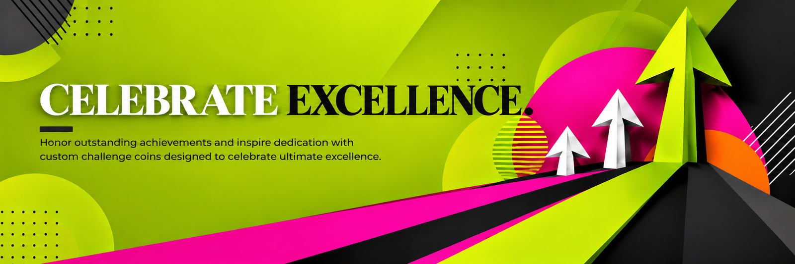 Celebrate Excellence_ Neon Achievement Banner